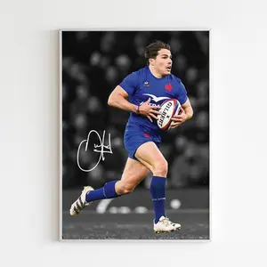 Modern French Rugby Poster Vintage Art Print For Office Decor Unique Rugby Gift Idea