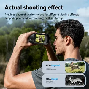 5W IR Night Vision Goggles - Night Vision Binoculars with 2.8" IPS Screen, 2000mAh Rechargeable Battery, 10X Zoom And 2600ft Range, Night Vision Goggles Telescope for Hunting, Camping, Security, Surveillance - Ideal Gift for Men, Father's Day