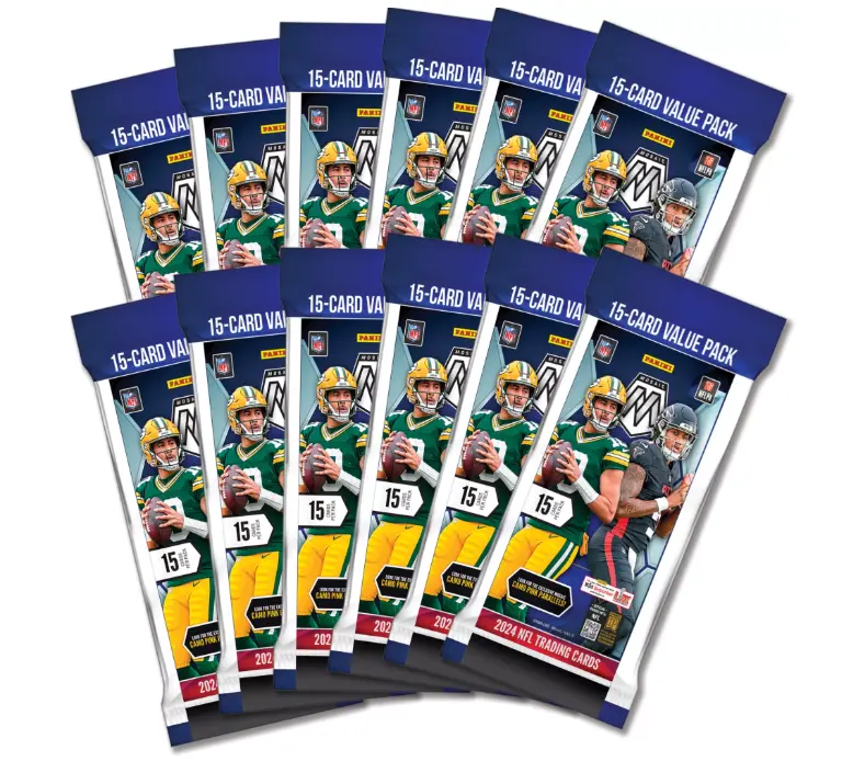 PANINI 2024 NFL Mosaic Football Trading Cards Fat Pack - 15-Cards