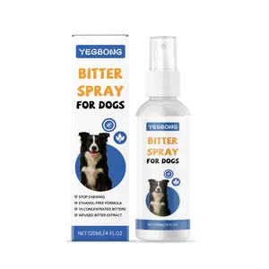 Dog Anti Chewing Spray Bitter No Bite Training Spray for Puppies and Dogs Anti Scratch Anti Lick Behavior Correction Solution to Stop Chewing Furniture Sofa Shoes Cables and Household Items Safe Pet Training Aid