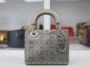 Pre-owned Dior SANTIN Mini Bags CHRISTIAN MINI LADY DIOR