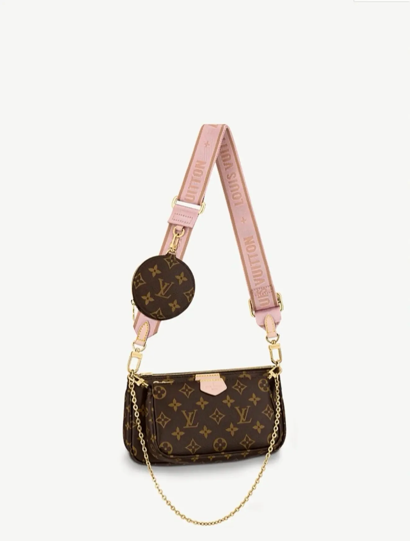 Pre-owned Louis Vuitton coated canvas Crossbody Bags MULTI POCHETTE ACCESSOIRES bag