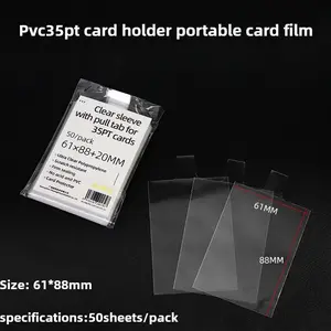 4/9-Pocket Zipper 35pt Card Binder Soft PU Leather Black Card Holder for Pokemon YuGiOh Magic Cards Anime GameTrading card album