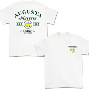 Vintage Golf Tournament Graphic T-Shirt for Men Women, Augusta Style Retro Golf Tee, Classic Clubhouse Pattern Shirt, Trendy Unisex Cotton Casual Top, Golf Lover Gift, Streetwear Golf Outfit for Fans