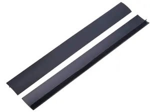 2 Pack Flexible Kitchen Stove Gap Covers  Easy to Wipe, Food Grade (Black, 21 Inches)