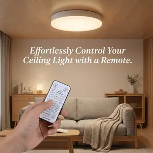 Smart Motion Sensor Ceiling Light, Wireless Radar, Rechargeable 10000mah, Remote Control, Dimmable 3-Color LED for Hallways, Closets