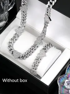 Women's Punk Style Zinc Alloy Jewelry Set, Asymmetrical Heart-Shape Pendant & Chain, Perfect Gift for Women, Fashionable Jewelry Set