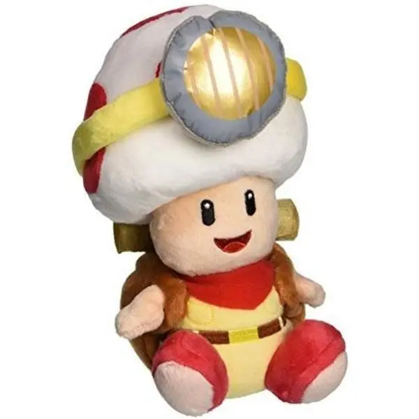 Nintendo - Super Mario Bros. Captain Toad Sitting 7" Plush  [Collectible Figurine/Statue/Bust] Plush