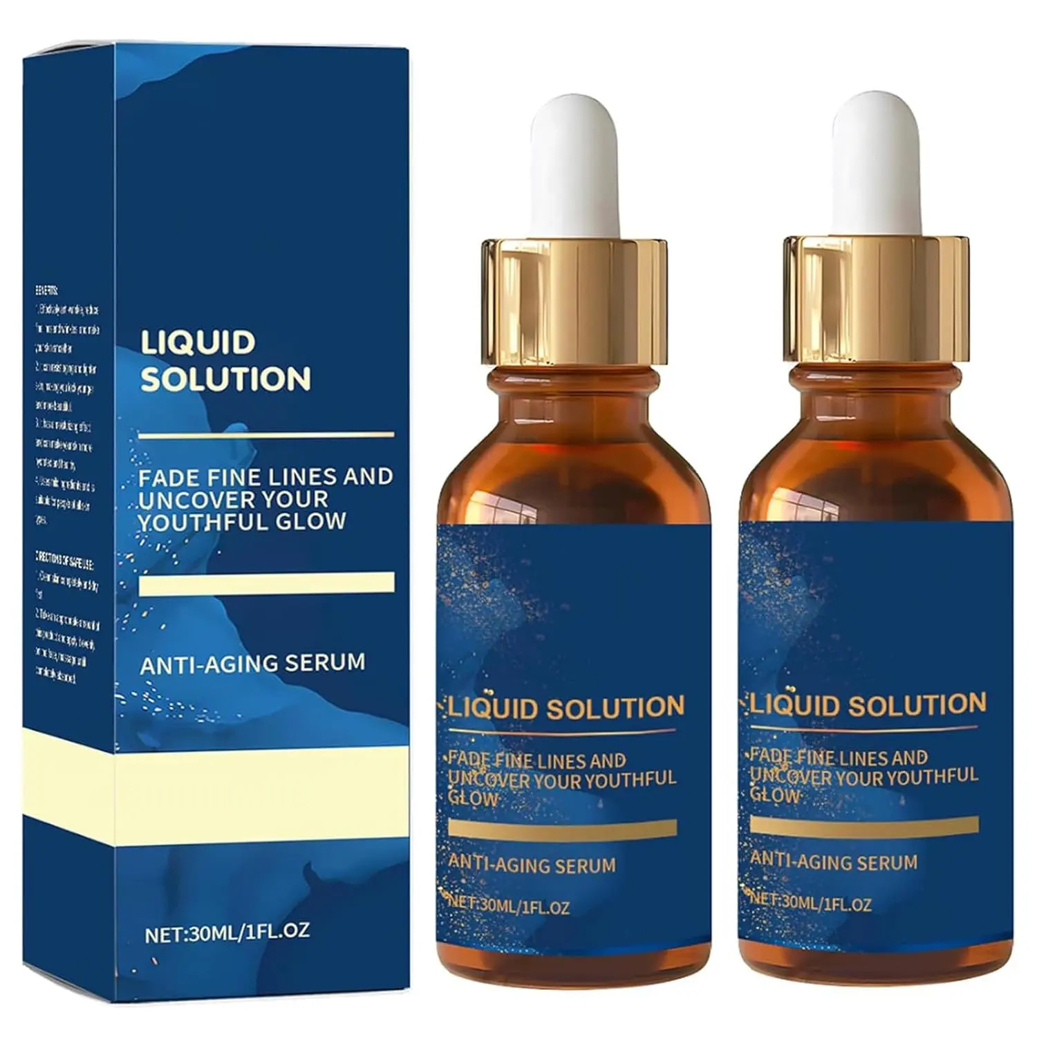 Face Serum,Olavita Liquid Solution Anti Aging, Vitamin C & E Serum, Boost Skin Collagen (2PCS)