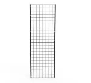FixtureDisplays® 2'x 6' (Come in 2 PCS of 2x3') Black Wire Grid Panel Wall Display Grid Wall 15809-UNIVERSAL-NF