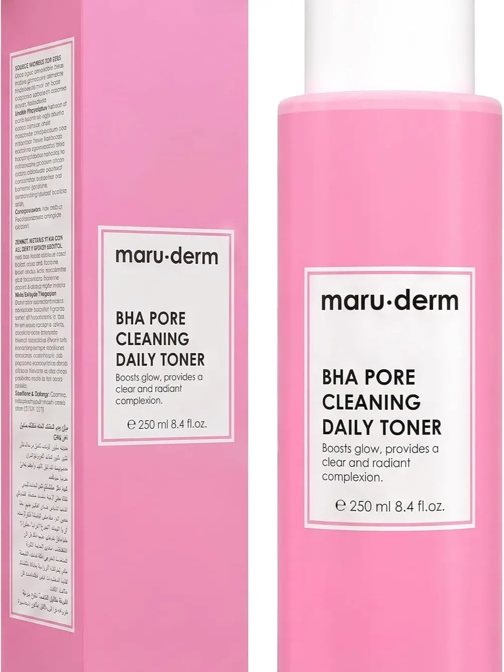 Maruderm 2% Salicylic Acid (BHA) Pore Minimizer Toner – Exfoliating Face Toner for Blackheads & Enlarged Pores – For All Skin Types – 8.45 Fl. Oz. (250 mL)