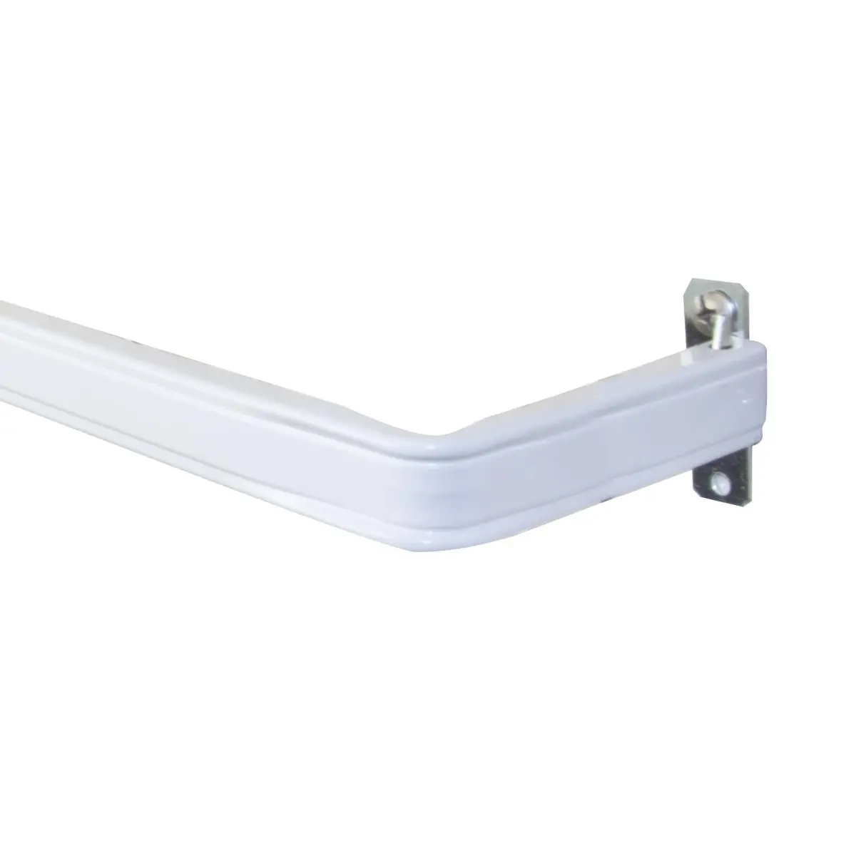 3 in. Clearance Single Lockseam Curtain Rod, Extends Upto 18 to 28 in.