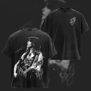 Retro Langley Vintage Washed Graphic Tee & Hoodie, Country Rock New Album 2026, Country Music Fan Gift, Western Retro Streetwear, Casual Short Sleeve & Pullover, Pure Cotton Loose Fit, Concert Festival Outfit, Unisex Top for Men Women