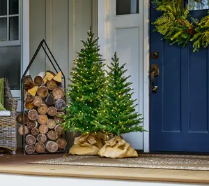 Bethlehem Lights 3.5' Indoor/Outdoor Mini Tree w/ 4-in-1 LEDs