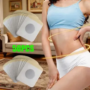 50pcs Seamless Abdominal Tape, Quick Waist Slimming, Light Invisible Design, Breathable Skin-Friendly, Suitable for All Body Types