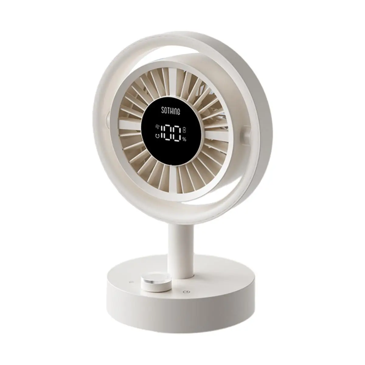 Sothing Air 12 Desktop Fan - Quiet Portable Mini Office Fan, White, 1 Unit