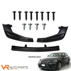 Front Bumper Lip Splitter Spoiler Protector, Sporty Look Upgrade, Fit For 14-16 Lexus IS250/350 F-Sport