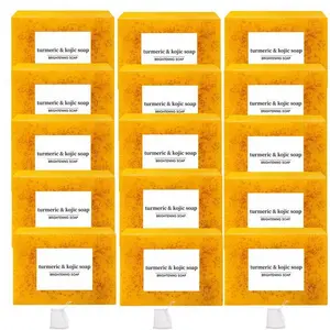 Natural Handmade Soap Set, 15 Bars + 3 Mesh Bags, Face & Body Cleansing, Smooth Skin, Vegan Gift Pack, Suitable for All Skin Types