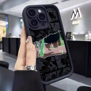 Phone Case - Trendy Anime Zoro Phone Case Compatible with for iPhone 17 Air 16 15 14 13 12 11 Pro Max Plus , Featuring a Soft TPU Back Cover That Prevents Falls