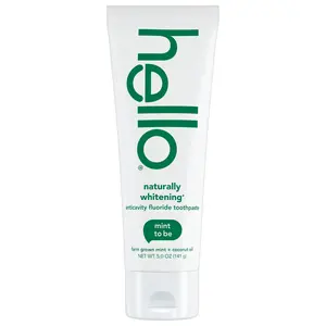 hello naturally whitening fluoride toothpaste