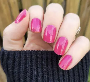 Raspberry Jam Nail Polish Strips - Glitter Finish, 16 Double Ended Strips, Easy Manicure at Home No Variations