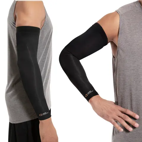 Copper Compression Full Arm Sleeve - Shoulder-to-Wrist Support for Workout, Muscle Recovery, Travel, Workout & Travel