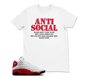 13 OG Chicago Shirt, 13 OG Chicago Graphic T-Shirt, Anti Social Tee Match Sneaker, Perfect Fit, Ultimate Comfort, Trendy Outfits, Stay Ahead of the Game
