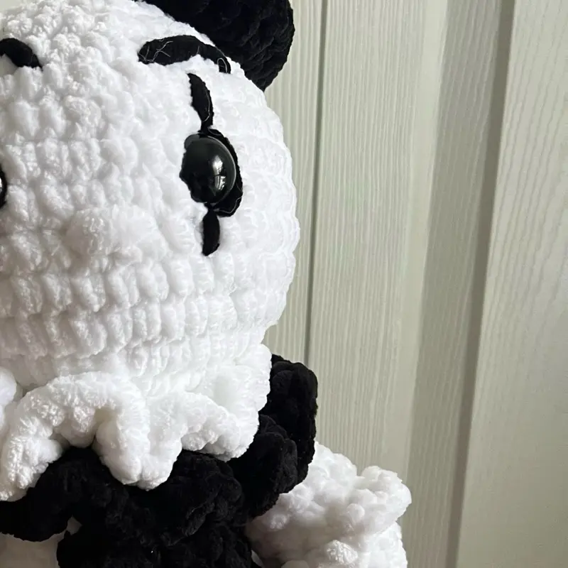 handmade crochet killer clown doll stuffed plushie
