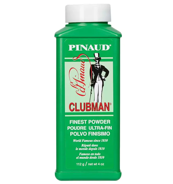 Clubman Pinaud Finest Powder, White, Skin Soothing, 4 oz