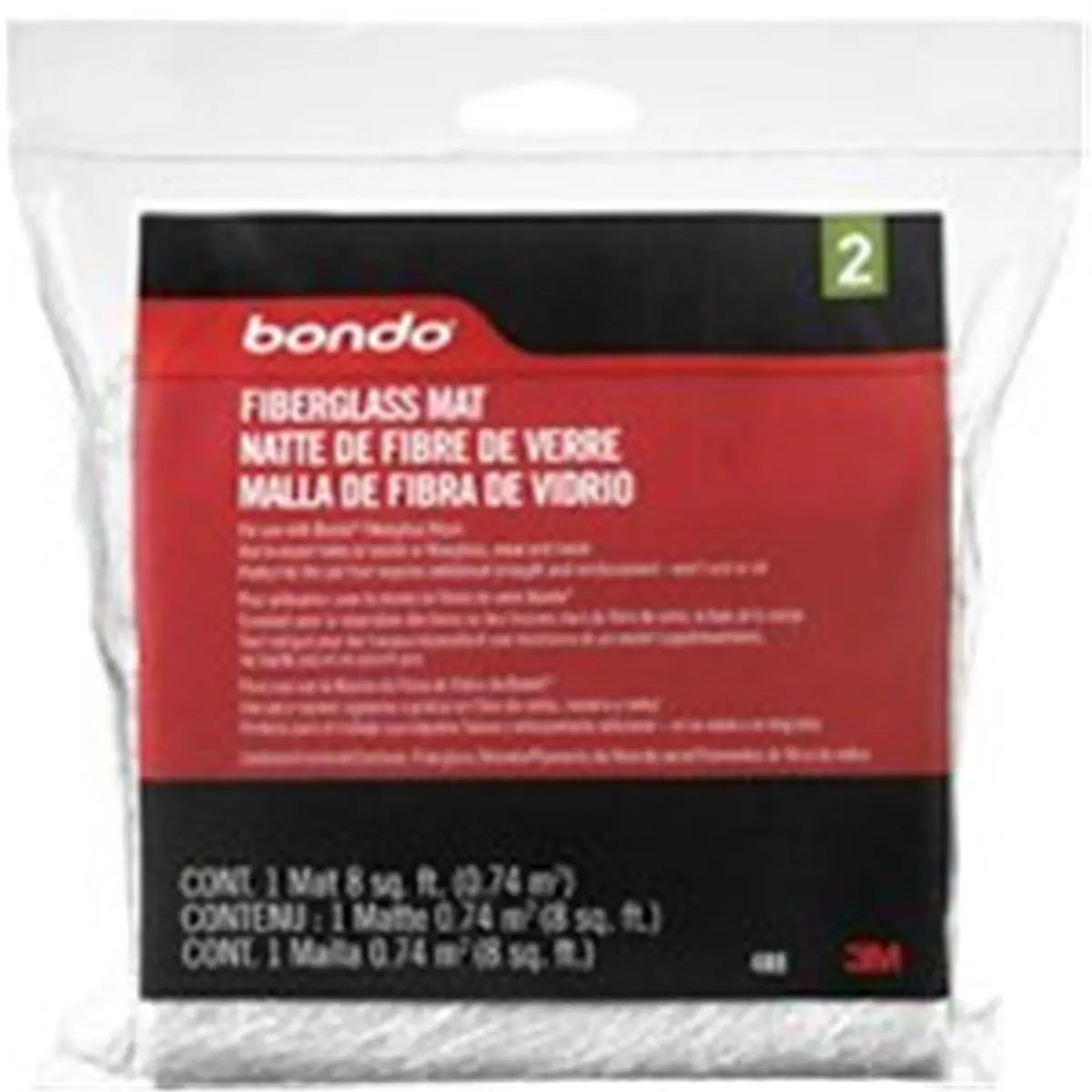 212 MAIN Bondo-Dynatron 488 Fiberglass Mat, 11.5x6.5in Car Accessory for Automotive & Motorcycle Repair, Assembly Tasks
