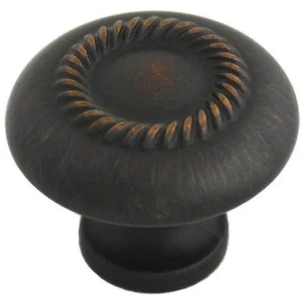 Cosmas 228ORB Oil Rubbed Bronze Rope Cabinet Knob