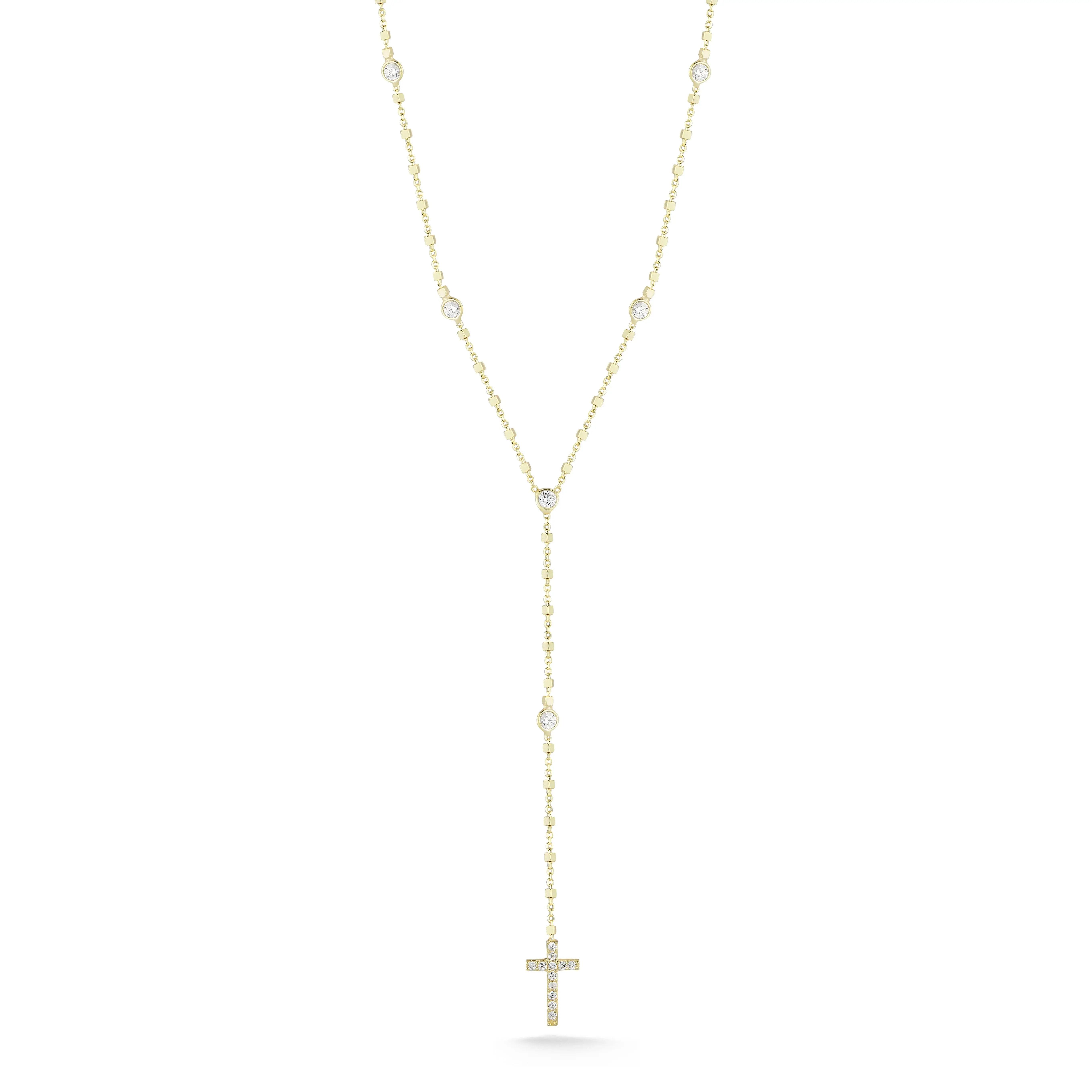 Cross Lariat Necklace