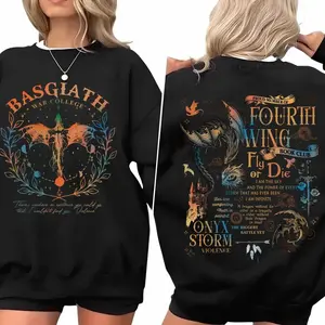 Fourth Wing T-Shirt/Sweatshirt/Hoodie, Basgiath War College Sweatshirt, Dragon Rider Shirt, Gift For Readers, Xa.den Rio.rson, Fantasy Book Dragon Shirt 6