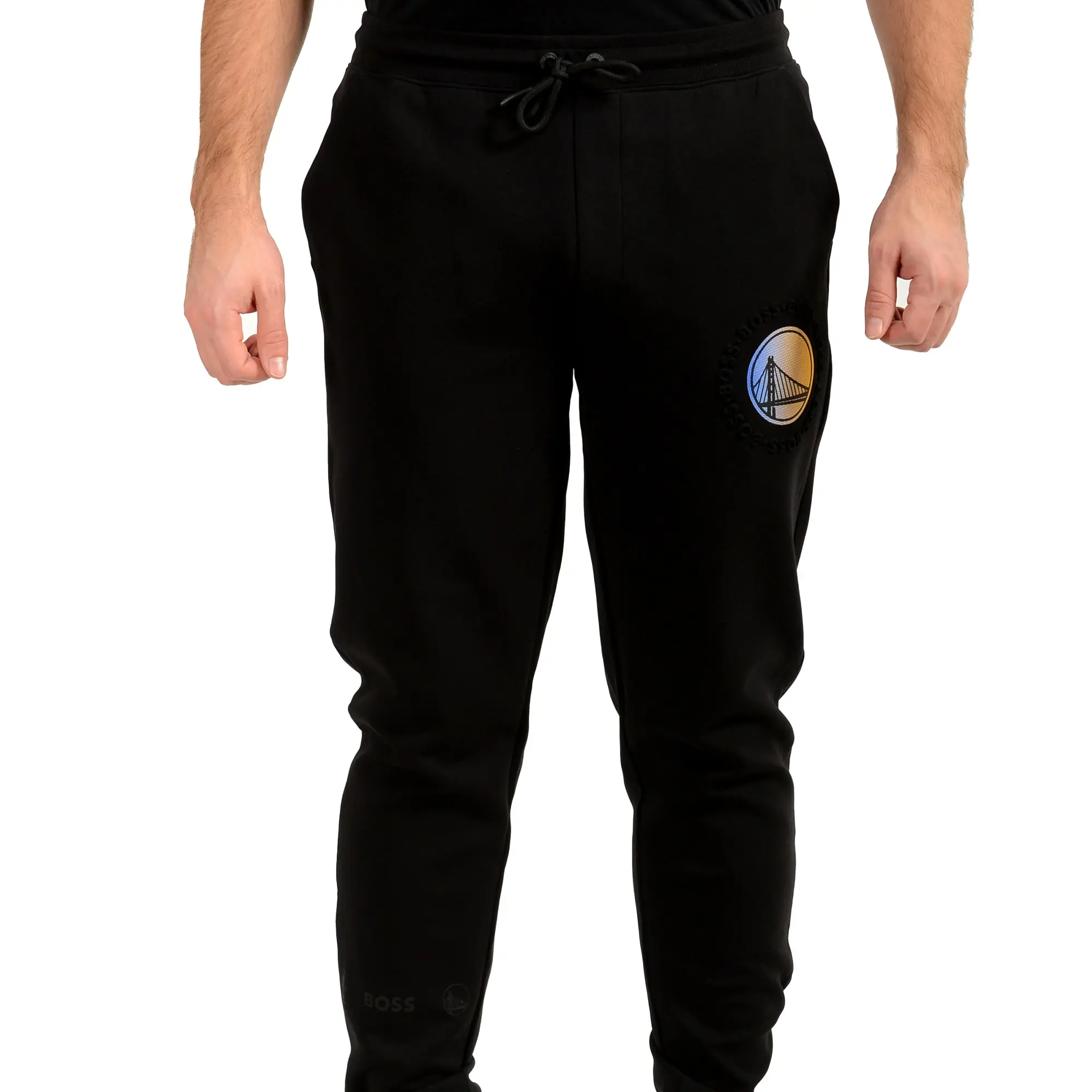 Hugo Boss X NBA Men's "Slamdunk2_3" Logo Print Track Sweat Pants US XL IT 54