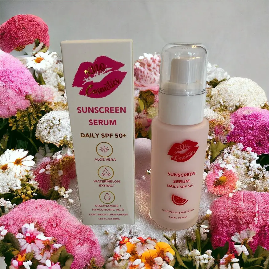 SPF 50 SUNSCREEN ALOE WATERMELON HYALURONIC ACID AND Niacinomide