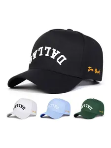 Unisex Dallas Five-Sided Baseball Hat, Adjustable Sun Protection Casual Hat for Men and Women, Spring and Fall Outdoor Travel Beach Party