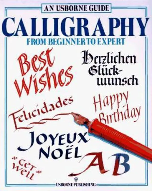 Used Calligraphy Art Tutorial Kids' Kit - Learn 15 Styles by Caroline Young, English Paperback, Educational School & Office Stationery Supply