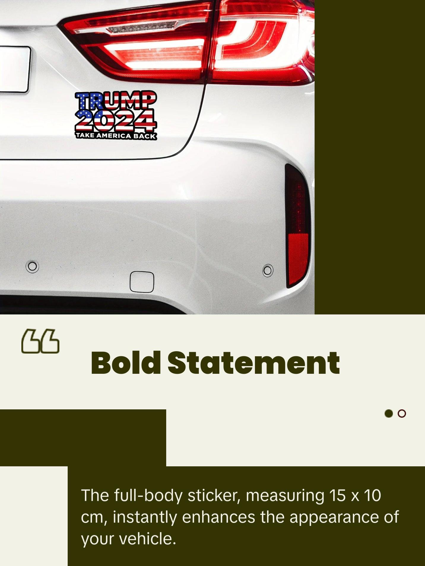 Waterproof Trump 2024 Stickers Decals