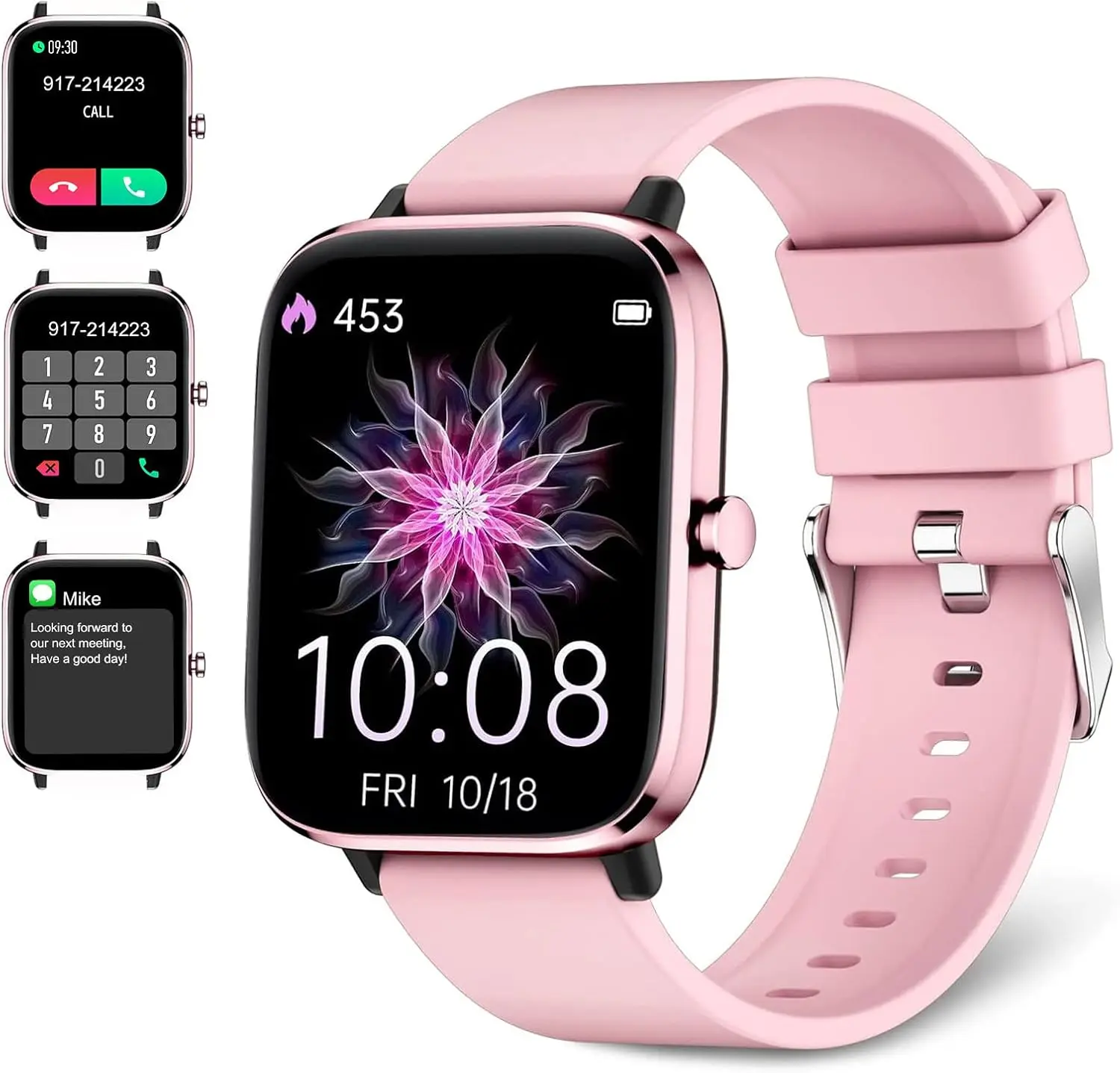 New Smartwatches Now On Sale, Featuring Message Alerts, Call Answering, Health Monitoring, Activity Tracking, Notification Reminders, And Fitness Functions.Not Waterproof