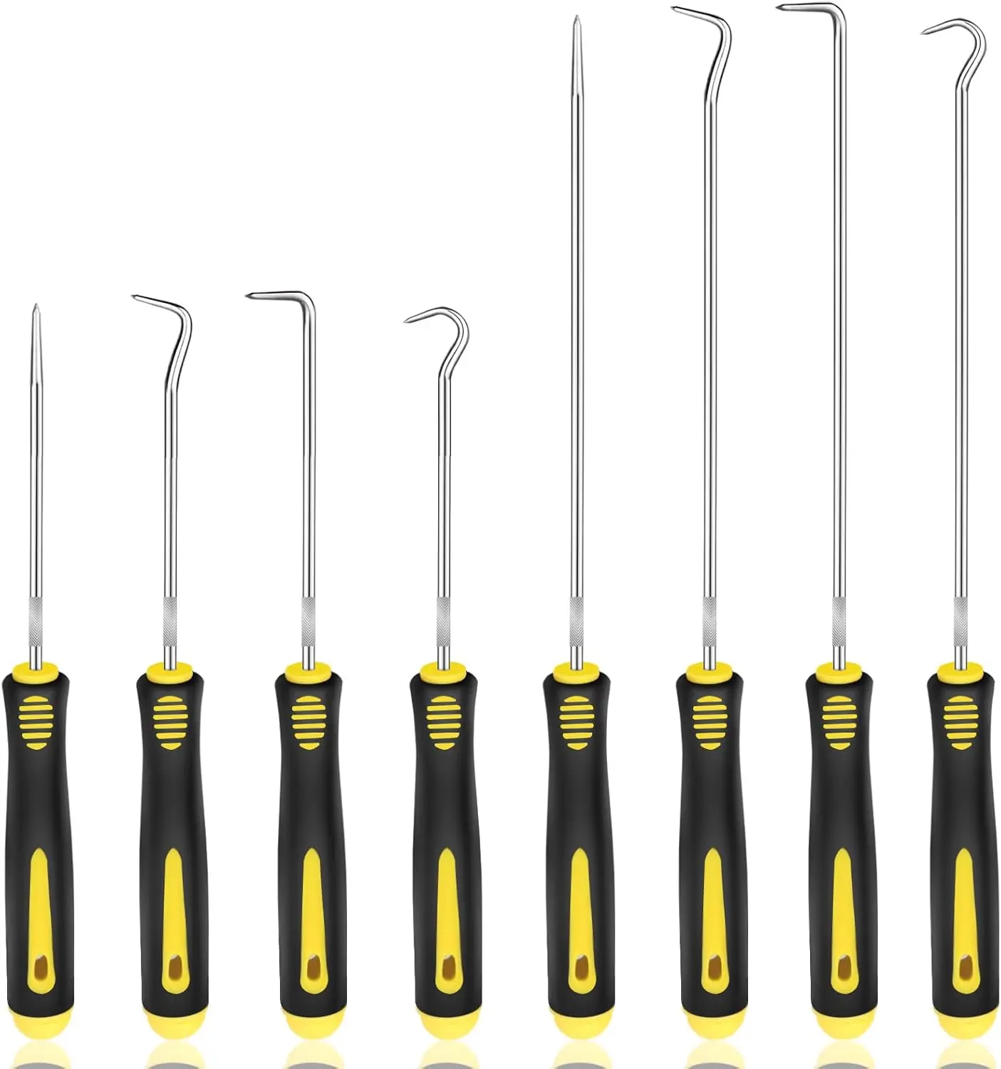 8 count Pick and Hook Tools Set, Precision Automotive Pick Tool for  Auto Oil Seal, Pick Set Mechanic, Picks Tool Set to Remove Hoses and Gaskets, Pick Hooks Puller Remover Kit
