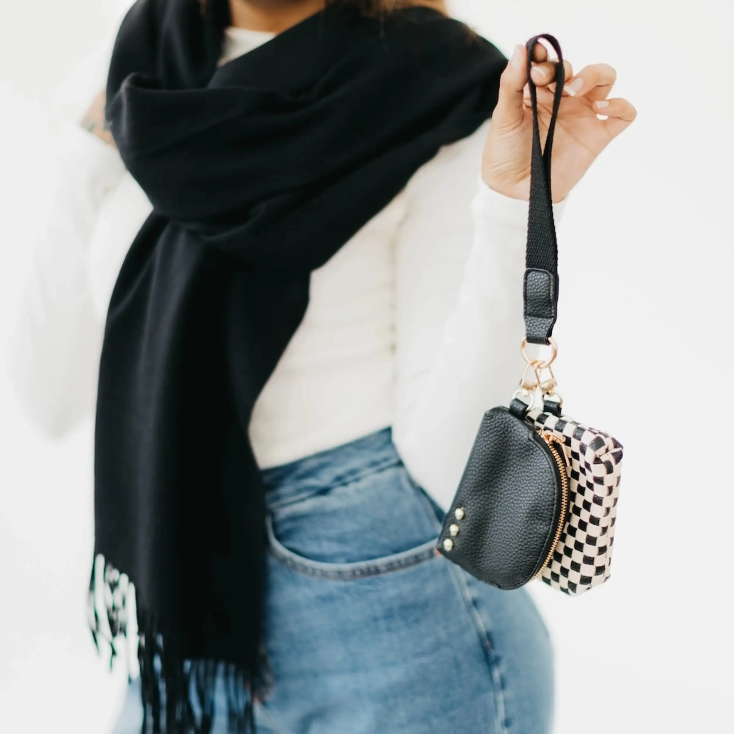 Wonderlust Woven Dual Pouch Wristlet Wonderlust Woven Dual Pouch Wristlet