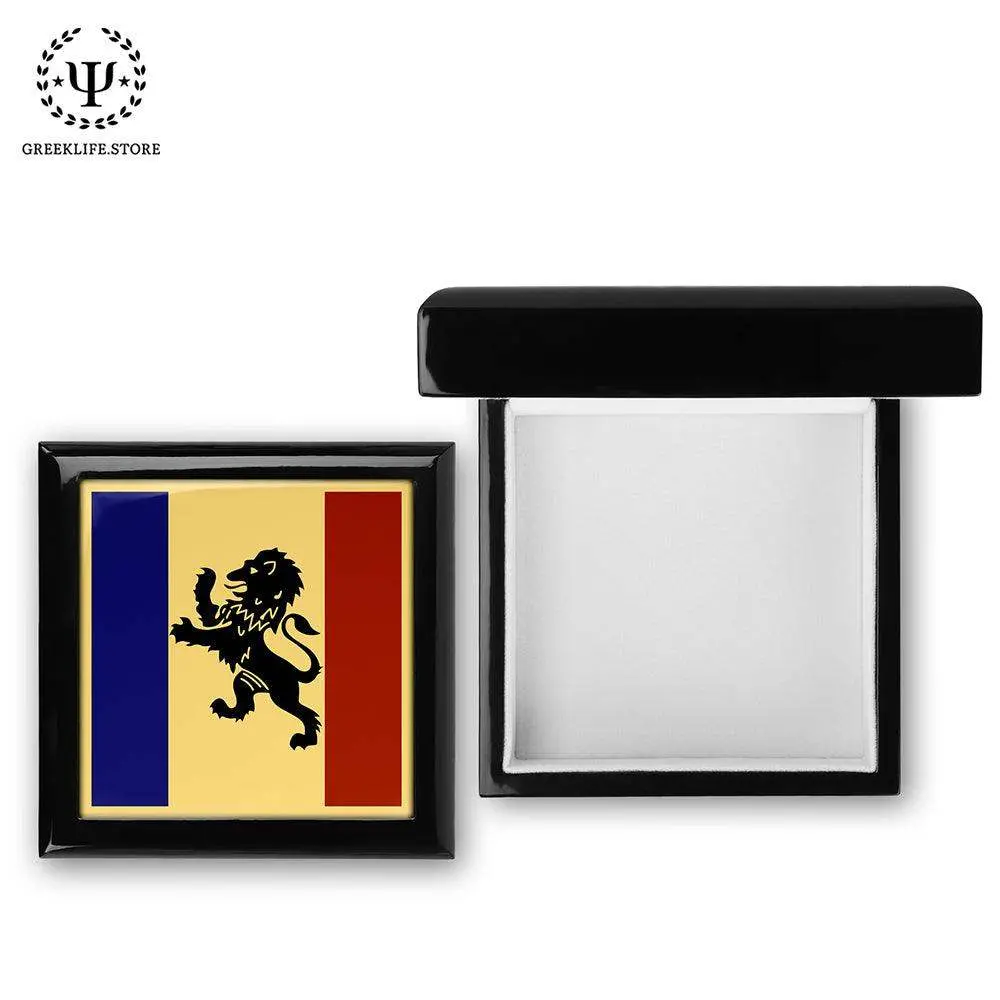 Delta Kappa Epsilon Keepsake Box Wooden