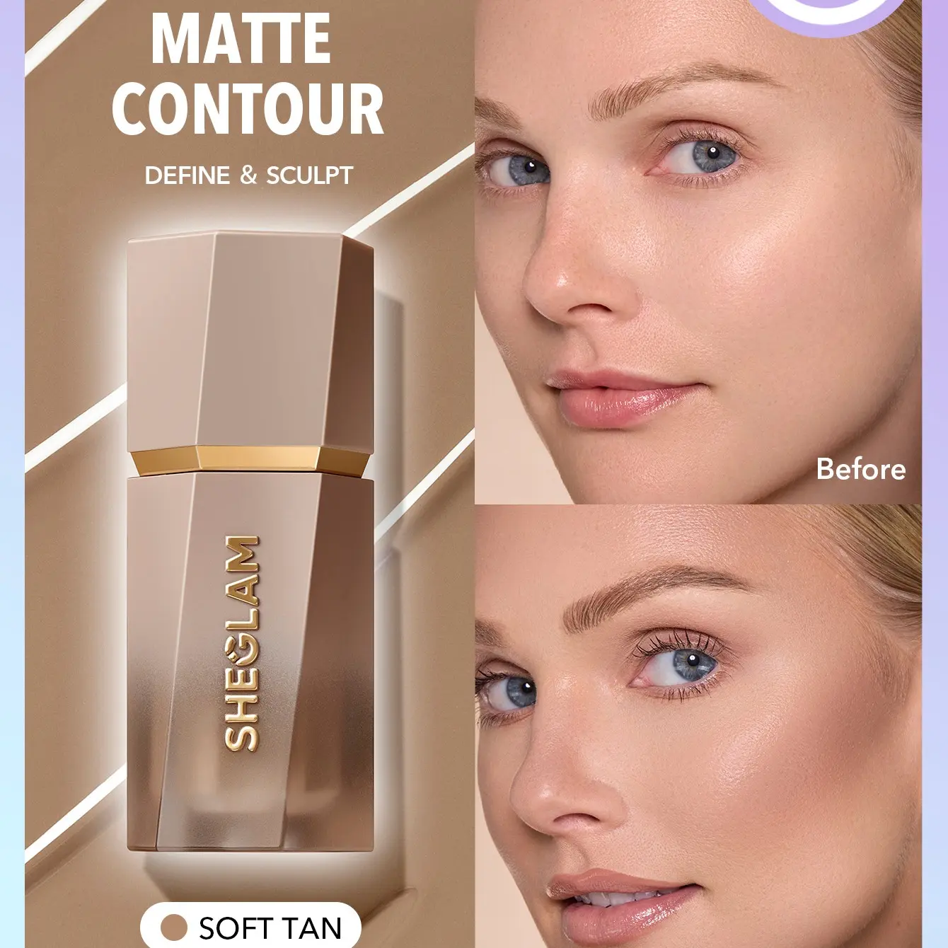 Sun Sculpt Liquid Contour-Soft Tan