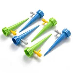 24Pcs Automatic Plant Watering Spikes, Self Watering Devices with Adjustable Slow Release Control Valve, Drip Irrigation Waterer for Indoor Potted Plants & Outdoor Garden Flowers