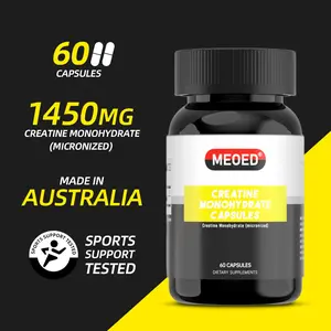 Creatine Monohydrate Capsules – Muscle Recovery & Strength Support