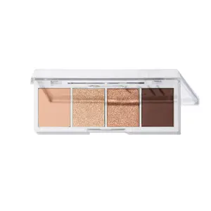 e.l.f. Bite-Size Mini Eyeshadow Palette - 4 Pigmented Matte & Shimmer Colors, Creamy & Blendable, Complete Eye Look, Travel-Friendly, 13 Options