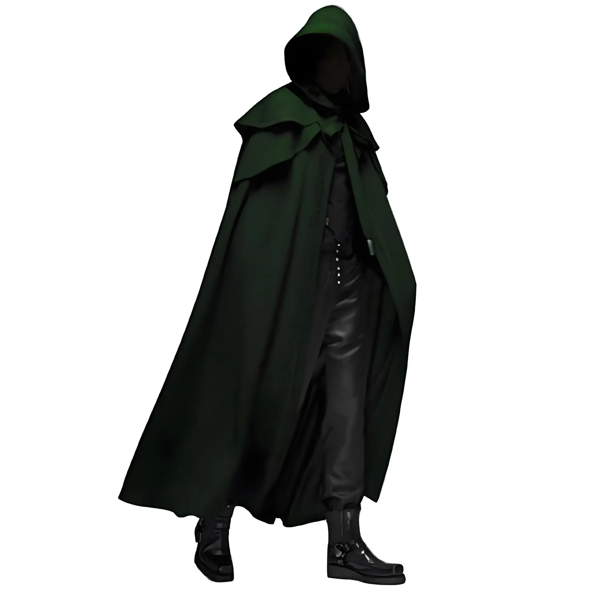 Green Gothic cape