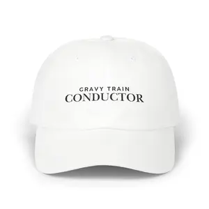Gravy Train Conductor Dad Cap, Funny Dad Hat, Gift for Him, Casual Wear, Stylish Cap