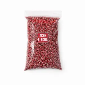 Beads Oya - Red and White Beads in Stylish Packaging for Jewelry & Craft Projects Colorful Versatile Design Beaded Tassel Charms Beaded Mesh Bangle Charms