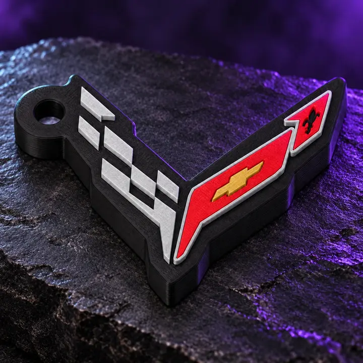 Corvette Keychain